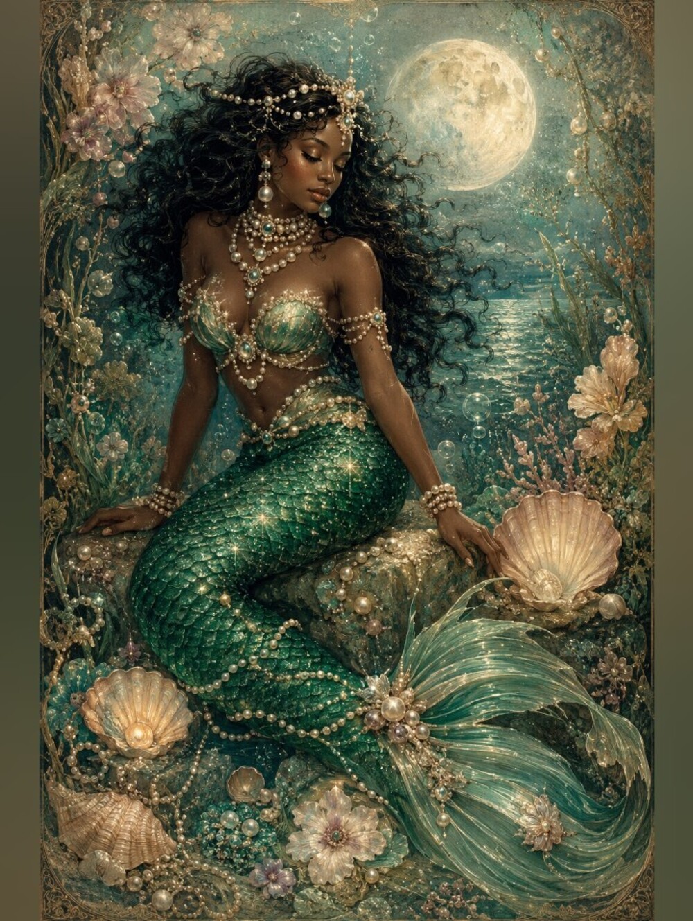 Beautiful Mermaid Print